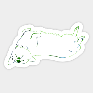 Simplistic Corgi Sticker